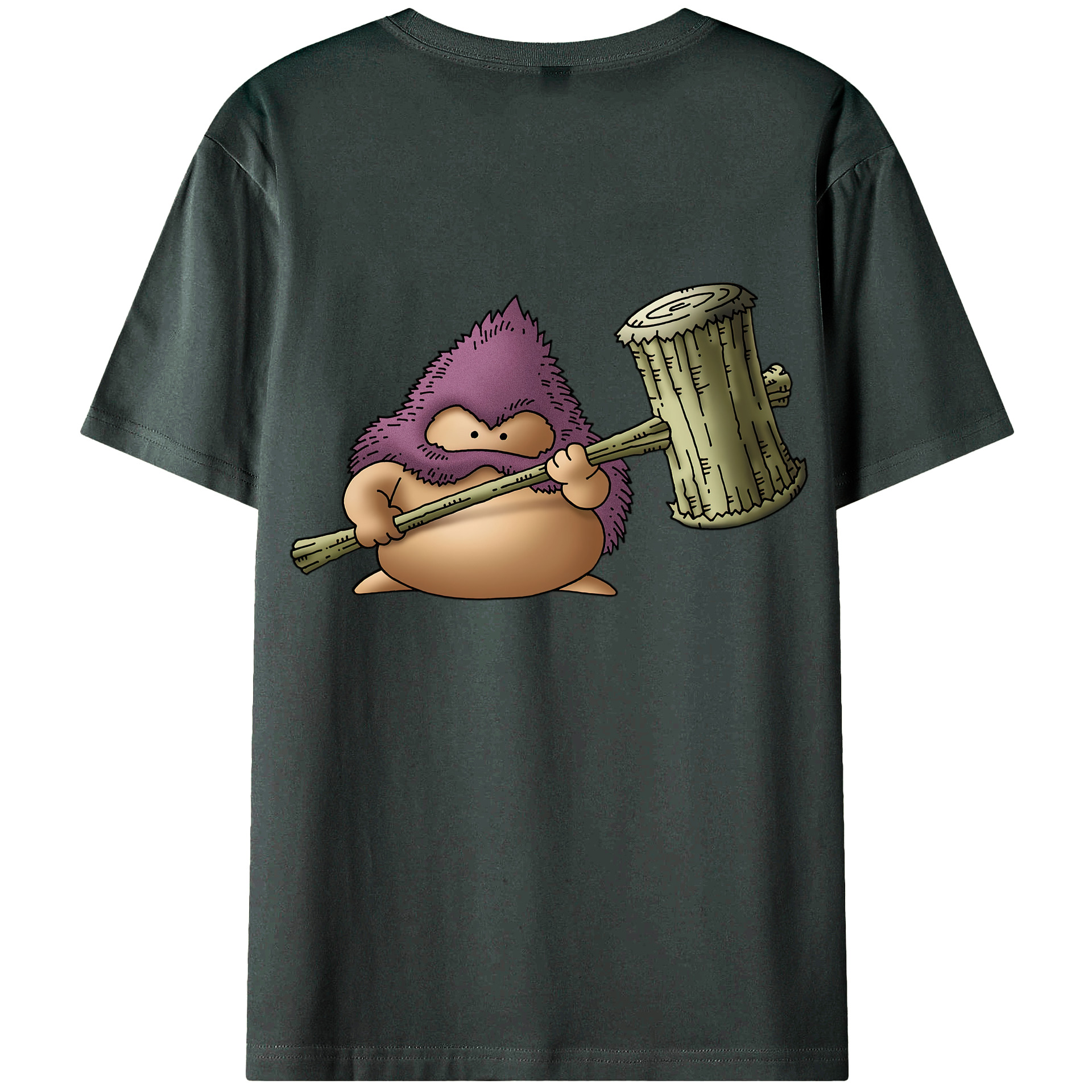 （画像用） ドラゴンクエスト Doragon Kuesuto Dragon Quest 綿100％ メンズ半袖Tシャツ（バックプリント） 通気性
